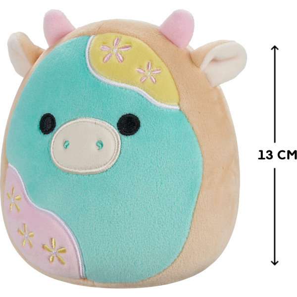 Фото - Мягкая игрушка животное SQUISHMALLOWS ПАСТЕЛЬНАЯ КОРОВКА 13 см (SQER01183)