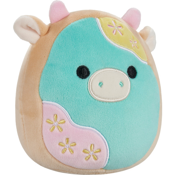 Фото - Мягкая игрушка животное SQUISHMALLOWS ПАСТЕЛЬНАЯ КОРОВКА 13 см (SQER01183)