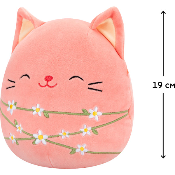 Фото - М'яка іграшка тварина SQUISHMALLOWS КІТ УІЛКА 19 см (SQER01206)