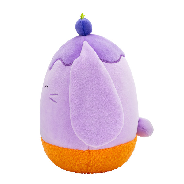 Фото - М'яка іграшка SQUISHMALLOWS ЧОРНИЧНИЙ КРОЛИК 19 см (SQER01208)