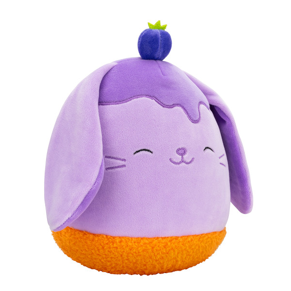 Фото - М'яка іграшка SQUISHMALLOWS ЧОРНИЧНИЙ КРОЛИК 19 см (SQER01208)