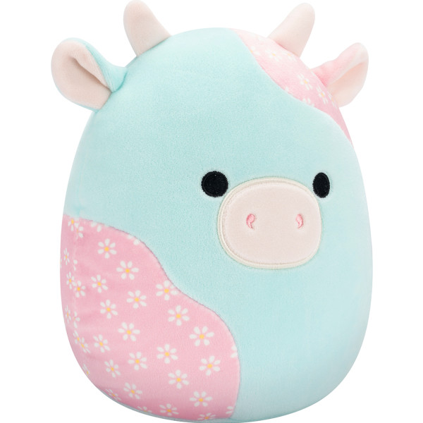 Фото - Мягкая игрушка животное SQUISHMALLOWS МЯТНАЯ ПАСТЕЛЬНАЯ КОРОВКА 19 см (SQER01209)