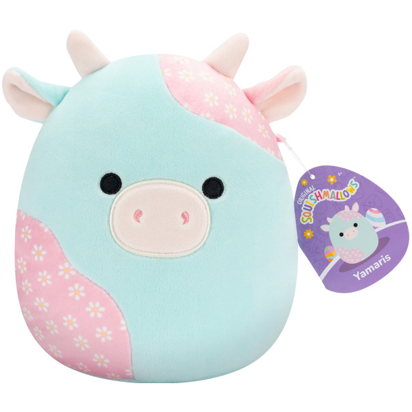 Фото - Мягкая игрушка животное SQUISHMALLOWS МЯТНАЯ ПАСТЕЛЬНАЯ КОРОВКА 19 см (SQER01209)