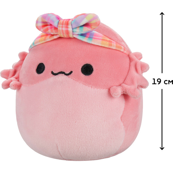 Фото - Мягкая игрушка животное SQUISHMALLOWS КОРАЛЛОВЫЙ ДРАКОН 19 см (SQER01216)