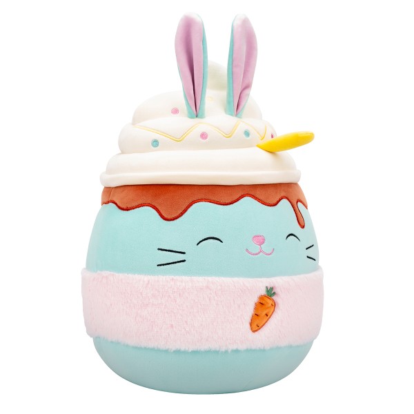 Фото - Мягкая игрушка животное SQUISHMALLOWS КРОЛИК БАТТЕНС 30 см (SQER01262)