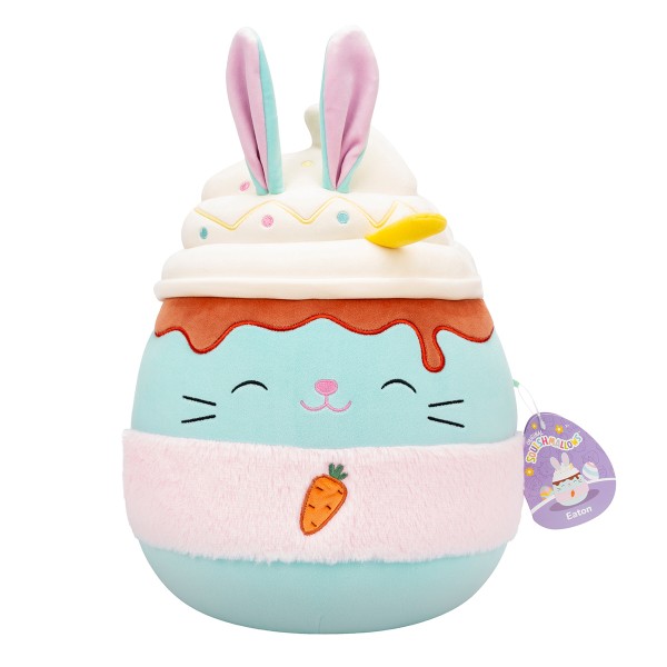 Фото - Мягкая игрушка животное SQUISHMALLOWS КРОЛИК БАТТЕНС 30 см (SQER01262)
