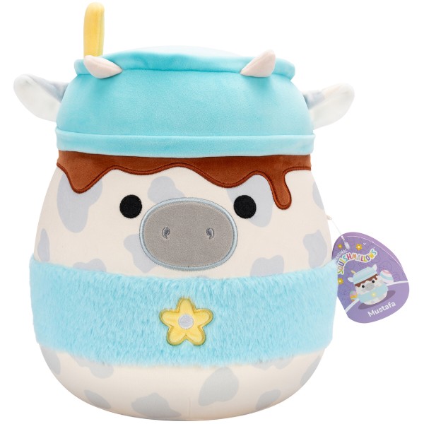 Фото - М'яка іграшка SQUISHMALLOWS СІРА КОРІВКА 30 см (SQER01263)