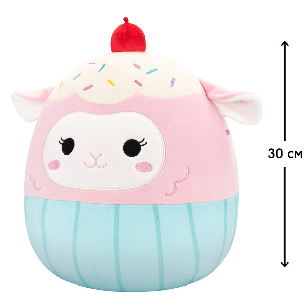 Фото - М'яка іграшка SQUISHMALLOWS ЯГНЯ ЛАЛА В КОСТЮМІ 30 см (SQER01265)