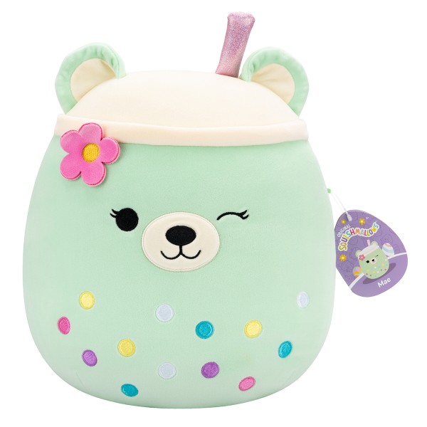 Фото - Мягкая игрушка животное SQUISHMALLOWS МЯТНЫЙ МЕДВЕДЬ 30 см (SQER01266)