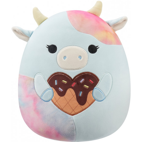 Фото - М'яка іграшка герой SQUISHMALLOWS КОРІВКА КАЕДІЯ 19 см (SQVA00861)