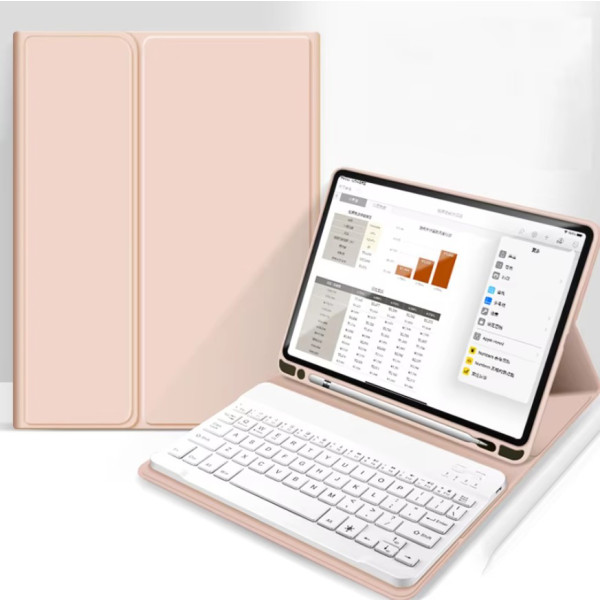 Фото - Чохол для планшету BeCover з бездротовою клавіатурою for Apple iPad Pro 11" M4 2024 Pink (713001)