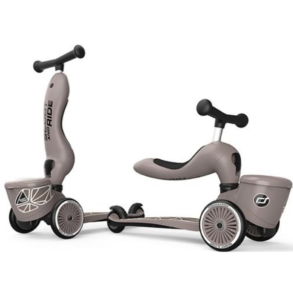 Фото - Триколісний самокат Scoot&Ride Highwaykick-1 Lifestyle Коричневий (SR-210621-BROWNLINES)