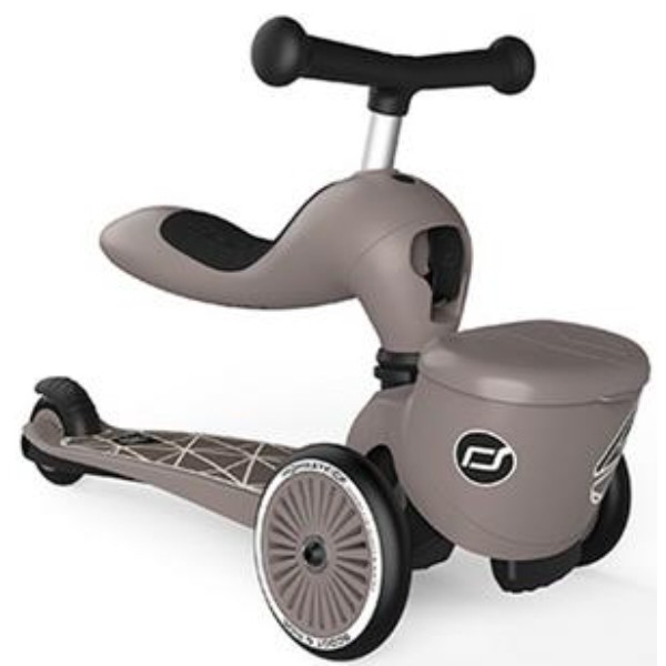 Фото - Триколісний самокат Scoot&Ride Highwaykick-1 Lifestyle Коричневий (SR-210621-BROWNLINES)