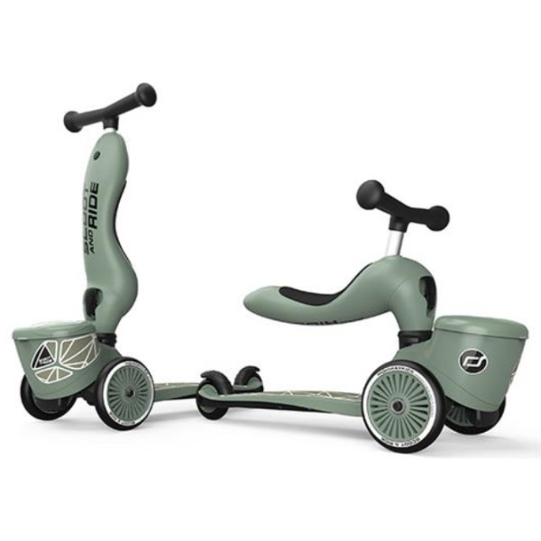 Фото - Триколісний самокат Scoot&Ride Highwaykick-1 Lifestyle Зелений (SR-210621-GREENLINES)