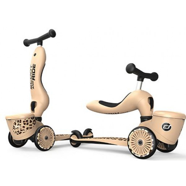 Фото - Триколісний самокат Scoot&Ride Highwaykick-1 Lifestyle Леопард (SR-210621-LEOPARD)