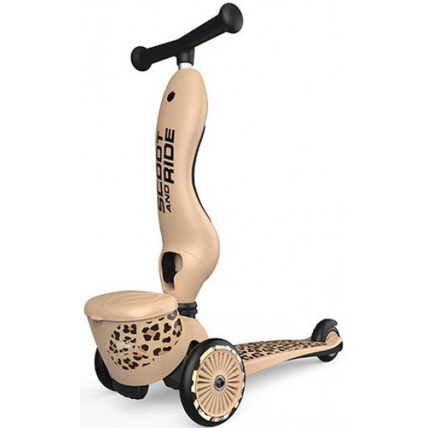 Фото - Триколісний самокат Scoot&Ride Highwaykick-1 Lifestyle Леопард (SR-210621-LEOPARD)