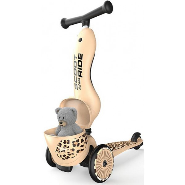 Фото - Триколісний самокат Scoot&Ride Highwaykick-1 Lifestyle Леопард (SR-210621-LEOPARD)