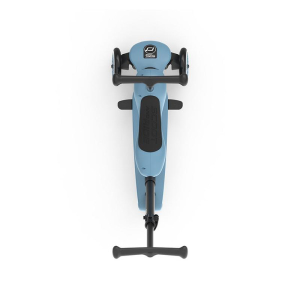 Фото - Триколісний самокат Scoot&Ride Highwaykick-1 Push and Go Gray-Blue (SR-240527-STEEL)
