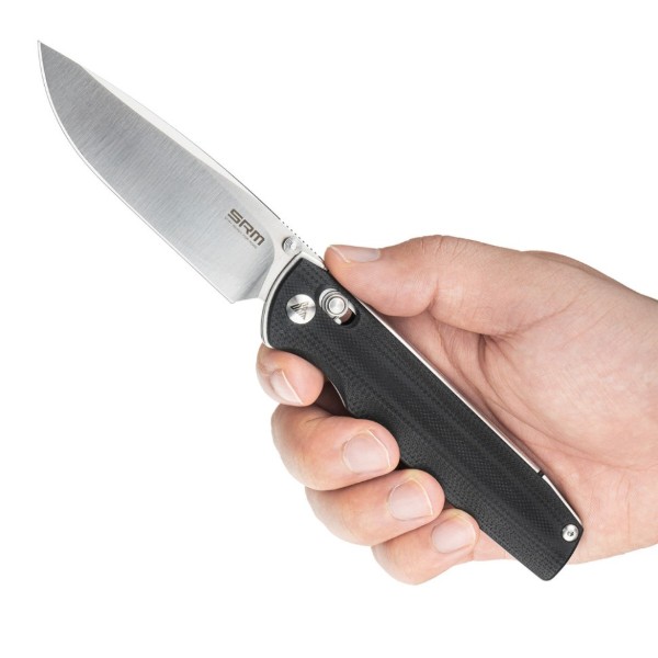 Фото - Нож туристический SRM Terrier 258L-GB Black