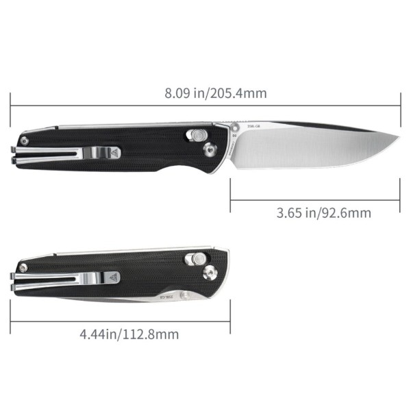 Фото - Нож туристический SRM Terrier 258L-GB Black