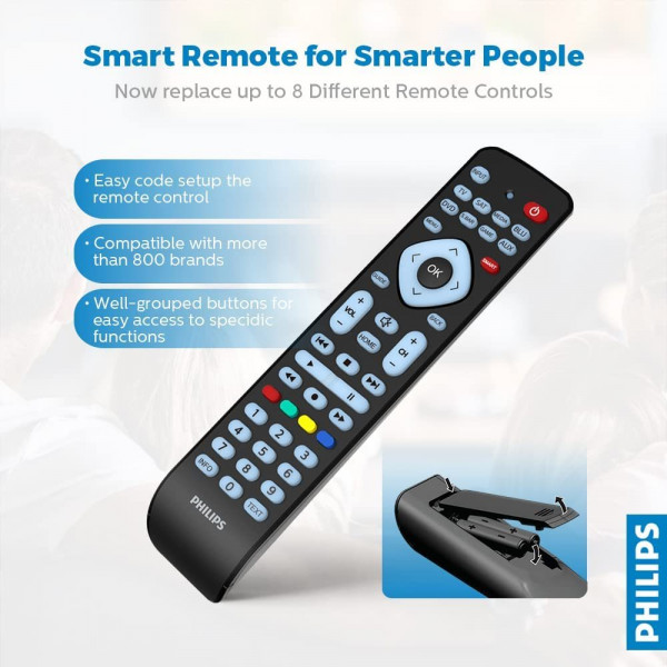 Фото - Уцінка - Пульт ДУ універсальний Philips Perfect replacement 8-в-1 (SRP2018/10)