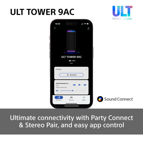 Фото - Компьютерная акустика обычная 2.0 Sony ULT TOWER 9AC (SRSULT900AC.AF1)