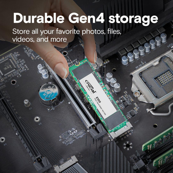 Фото - SSD-накопичувач внутрішній Crucial Micron G4 M.2 NVME 2TB E100 (CT2000E100SSD8)