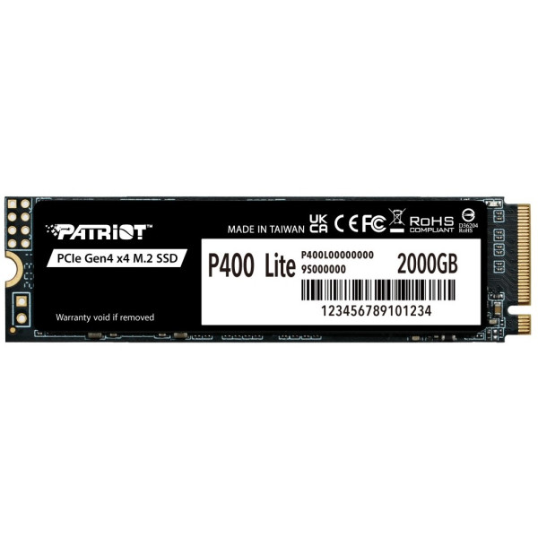 Фото - SSD-накопитель внутренний Patriot P410 2TB NVMe 2280 PCIe Gen4 x4 5000/4500 TLC (P410P2TBM28H)
