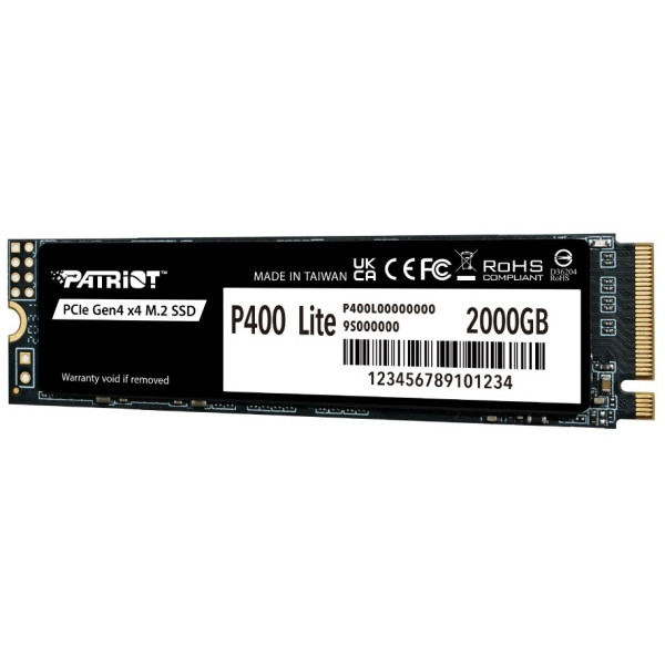 Фото - SSD-накопитель внутренний Patriot P410 2TB NVMe 2280 PCIe Gen4 x4 5000/4500 TLC (P410P2TBM28H)