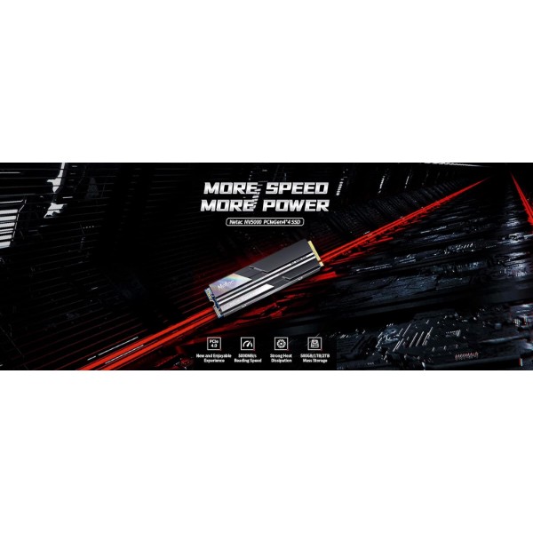 Фото - SSD-накопитель внутренний Netac M.2 1TB PCIe 4.0 NV5000 + радиатор (NT01NV5000-1T0-E4X)
