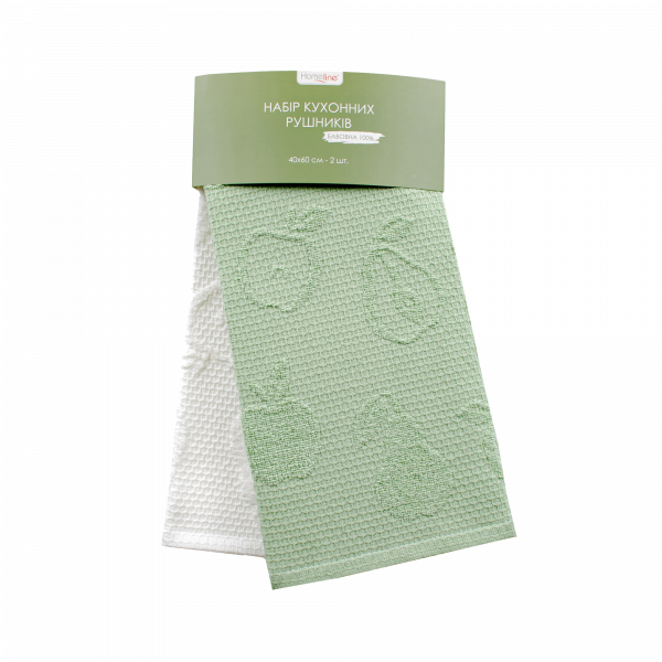 Фото - Набор полотенец Home Line бахрома жаккард Яблоко-Груша 40х60, 2шт (175797)