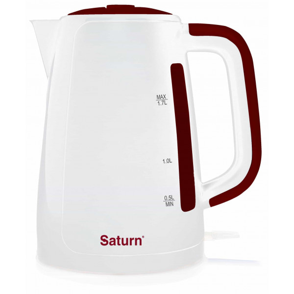 Фото - Электрический чайник Saturn ST-EK8435 White/Red