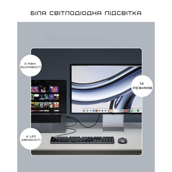 Фото - Клавиатура беспроводная Satechi SM3 Slim Mechanical Backlit Bluetooth Keyboard Dark (ST-KSM3DK-EN)