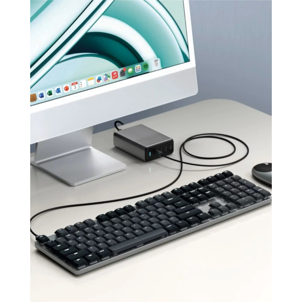 Фото - Клавиатура беспроводная Satechi SM3 Slim Mechanical Backlit Bluetooth Keyboard Dark (ST-KSM3DK-EN)