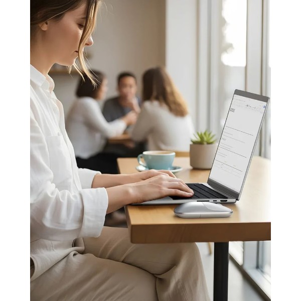 Фото - Миша бездротова Satechi Slim EX Wireless Mouse Silver (ST-MEXS)