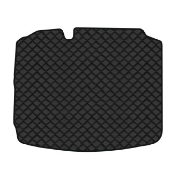 Фото - Коврик из экокожи в багажник авто EVAtech для Leon (1P) Seat 2005-2012 2 поколение Htb EU (ST1730B1BBB)