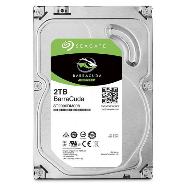 Жесткий диск внутренний Seagate BarraCuda HDD 2TB 7200rpm 256MB