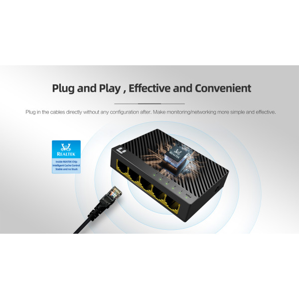 Фото - Коммутатор локальной сети (Switch) Netis ST3105GC