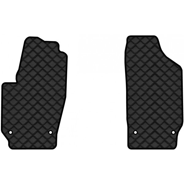 Фото - Коврики из экокожи в салон авто передние EVAtech ECO для Ibiza (6L) Seat 2002-2008 3 поколение Htb EU ST51138AG2AV4BBB