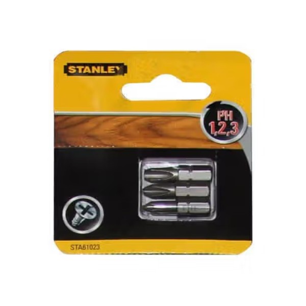 Фото - Біта для викрутки Stanley 3 шт. (STA61023)