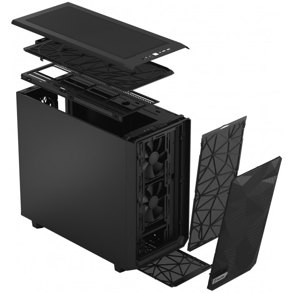 Фото - Корпус Fractal design ATX без БЖ Meshify 2 Black Solid (FD-C-MES2A-01)