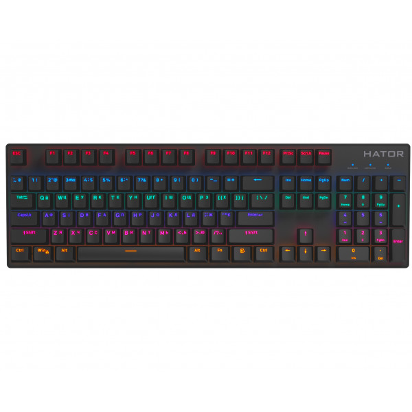 Фото - Клавиатура проводная игровая Hator Starfall Outemu Blue (HTK-609)