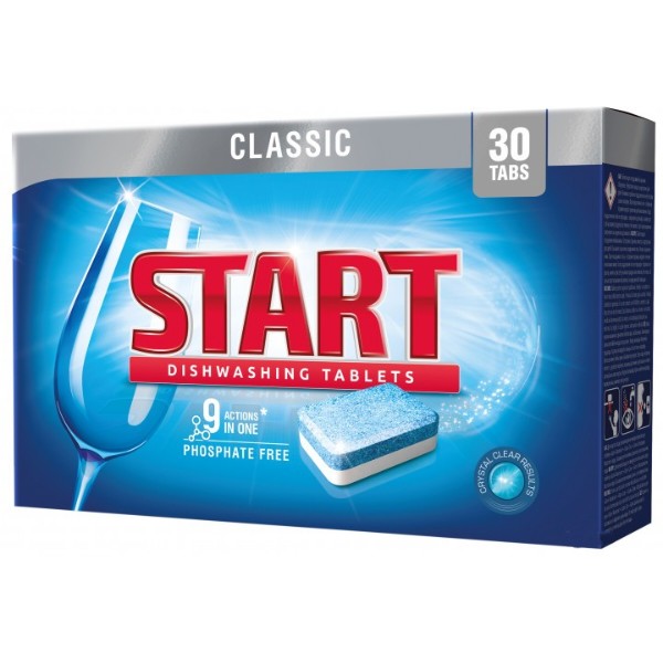 Фото - Таблетка для посудомоечной машины Start CLASSIC 30 шт Фото - Таблетка для посудомоечной машины Start CLASSIC 30 шт