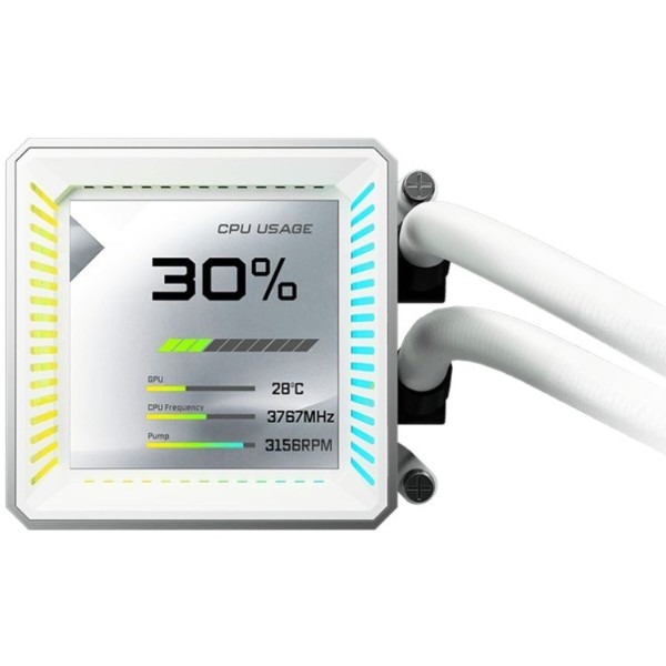 Фото - Водяная система охлаждения ASRock Steel Legend 360 LCD White
