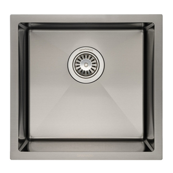 Фото - Мийка кухонна GRANADO Under top mini STEEL S201 black