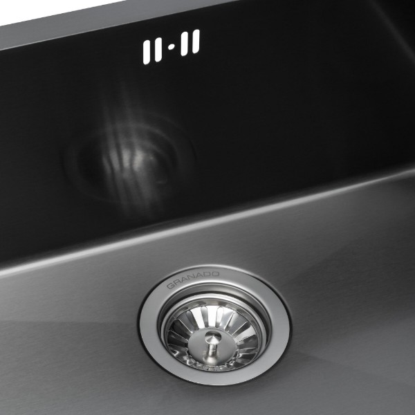 Фото - Мойка кухонная GRANADO Under top L STEEL S201 black