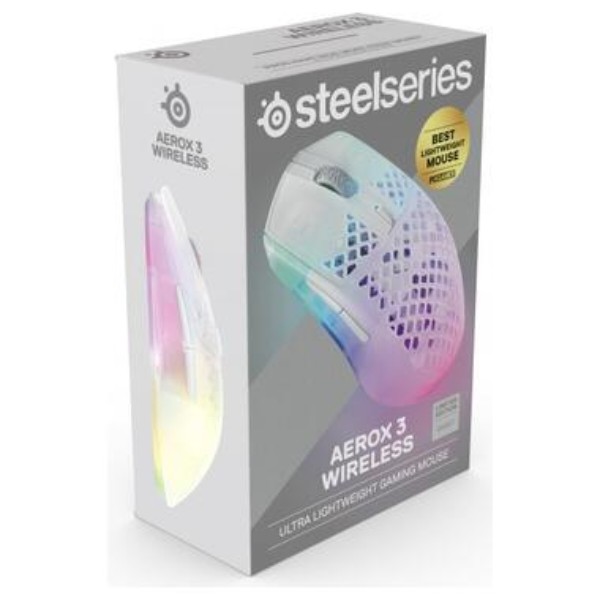 Фото - Мышь беспроводная игровая SteelSeries Aerox 3 Ghost (62610)
