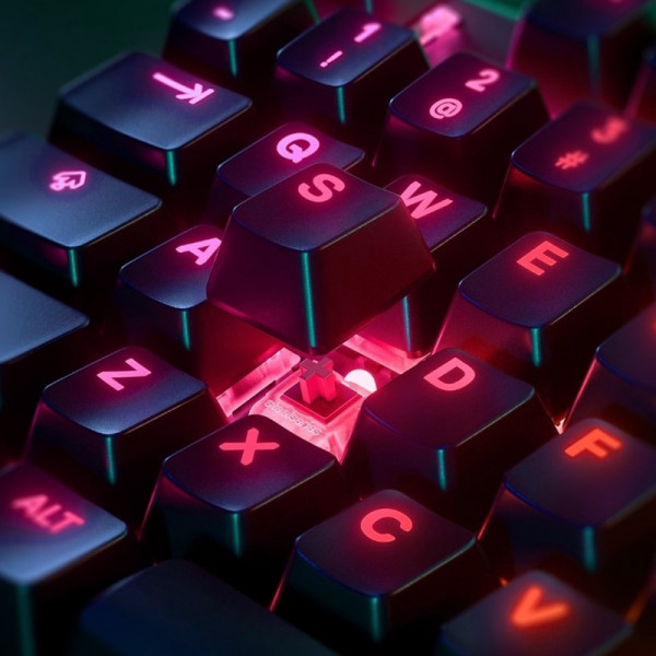 Фото - Клавіатура дротова ігрова SteelSeries Apex 7 TKL Red Switches (64646)