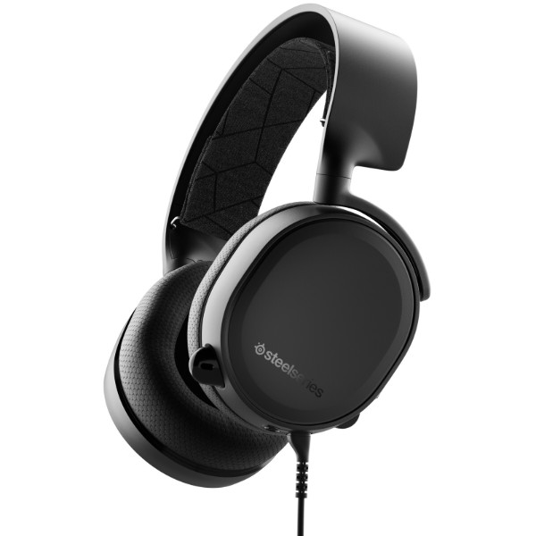 Фото - Гарнитура проводная игровая SteelSeries Arctis 3 Black 2019 Edition (61503)