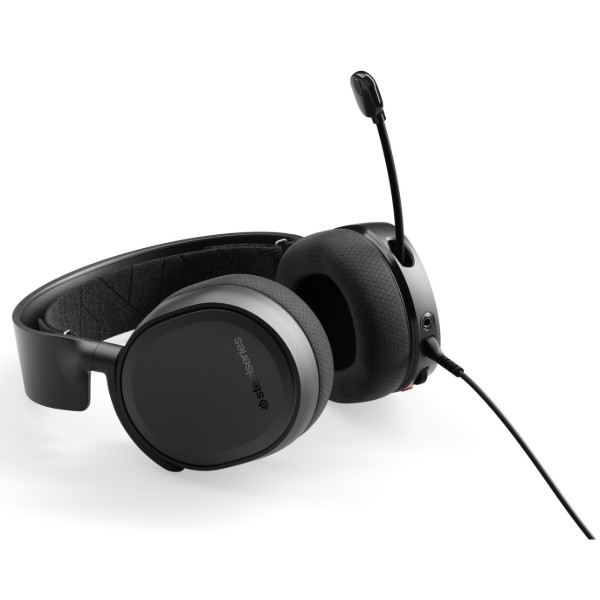 Фото - Гарнитура проводная игровая SteelSeries Arctis 3 Black 2019 Edition (61503)